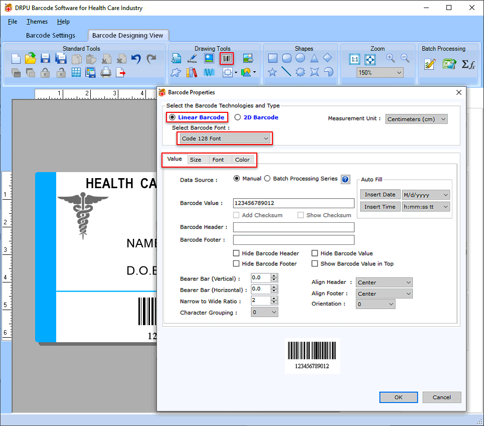 Medical barcoding solution healthcare industry barcodes sticker labels