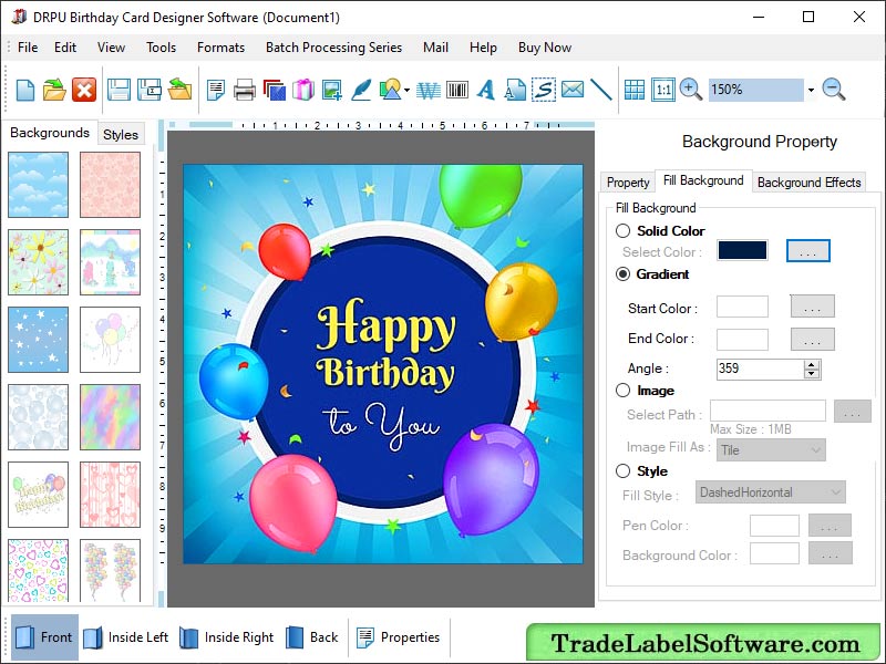 Windows 10 Birthday Card Maker full