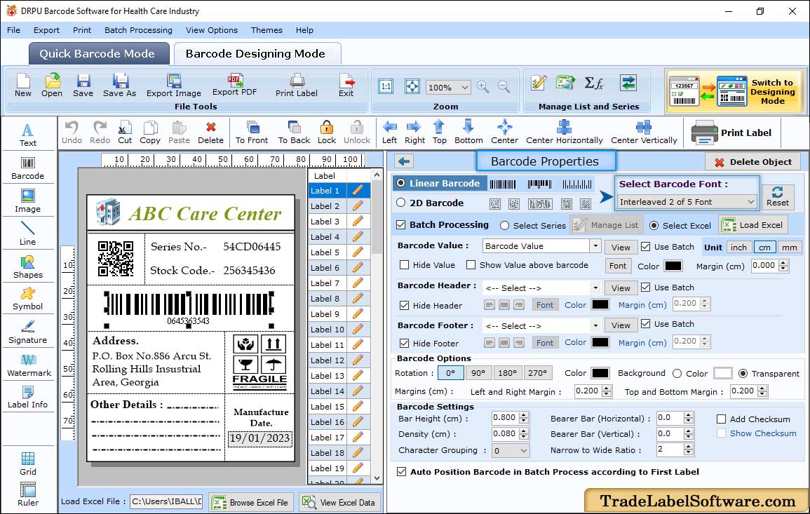 Barcode Properties