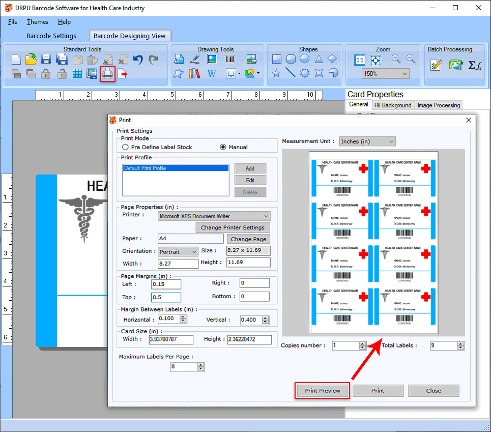 Medical barcoding solution healthcare industry barcodes sticker labels