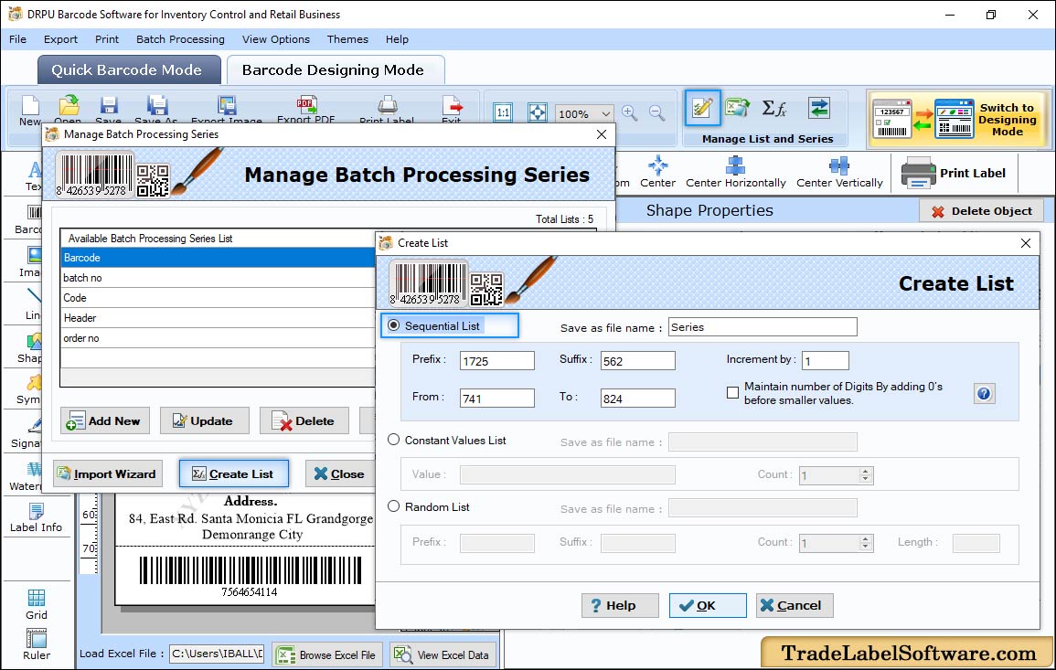 Create and Manage Batch Processing Series