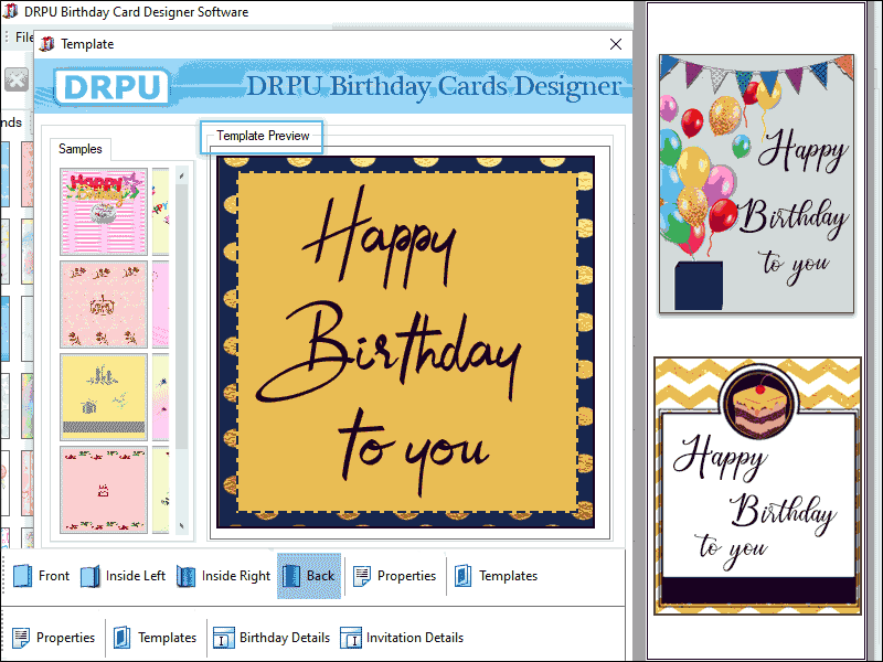 Custom Birthday Card Designing Software