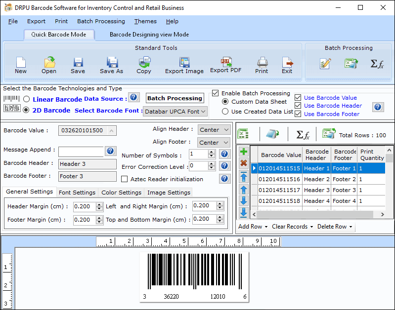 Windows 10 Retail Barcode Label Maker Software full