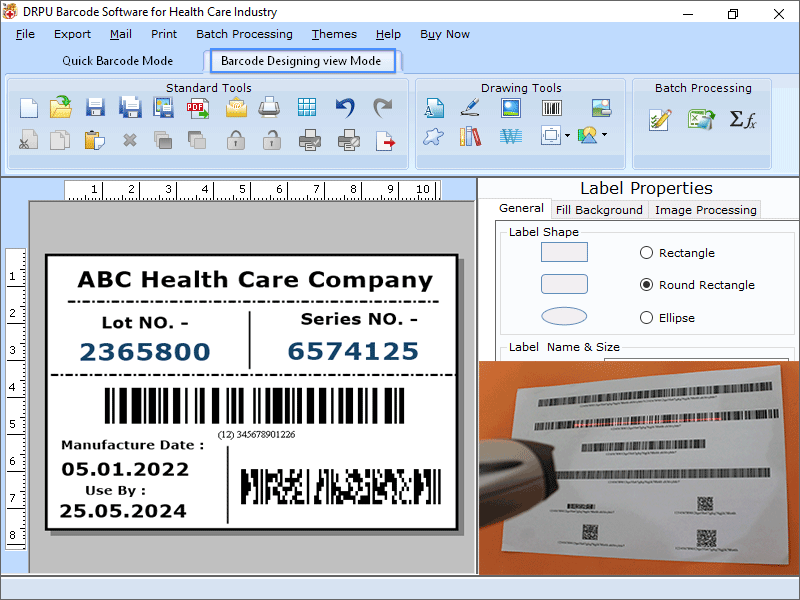 Medical Device Labels Maker Software screenshot Medical Device Labels Maker Software screenshot