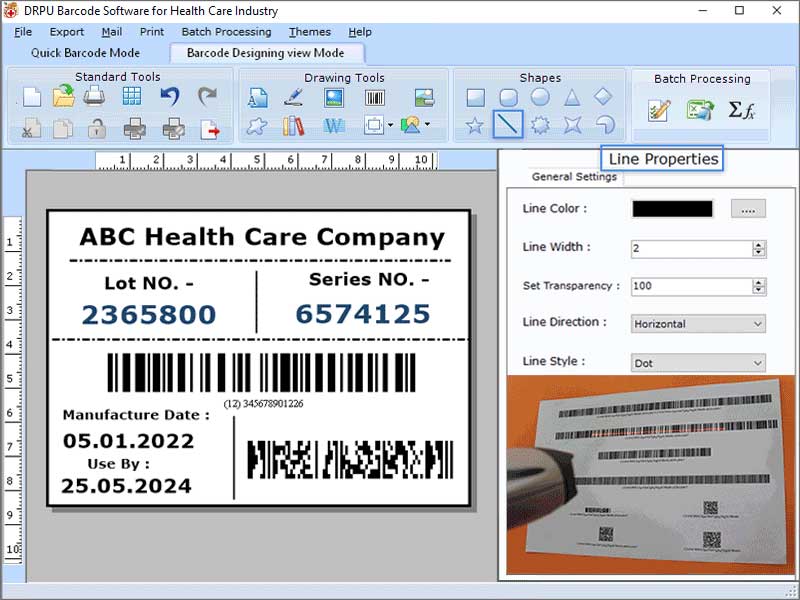Medical Equipment Labels Maker Software screenshot Medical Equipment Labels Maker Software screenshot